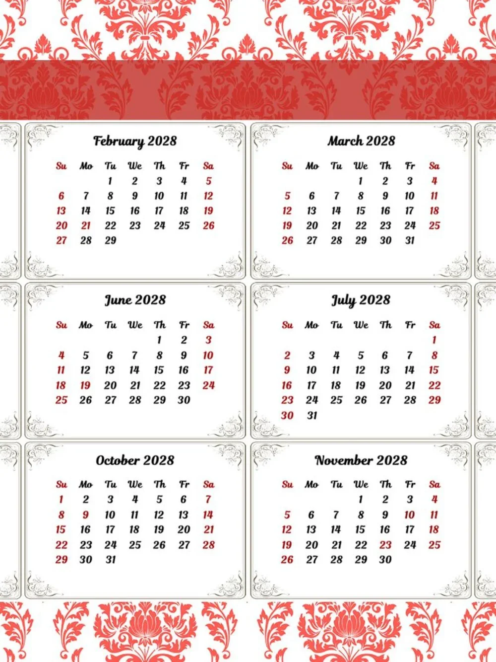 2026-2027 18 Months Standing Flip Desk Calendar Desktop Planner 018